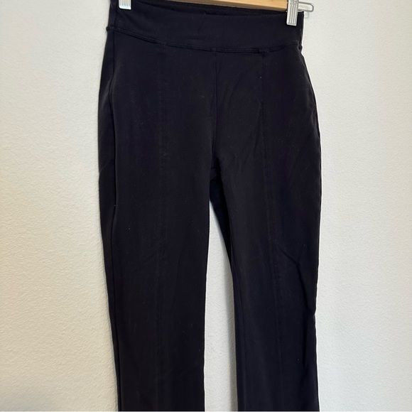 ALO Yoga Airbrush High-Waist Flutter Leggings Front Slit Black Size XS Women’s - Picture 3 of 12